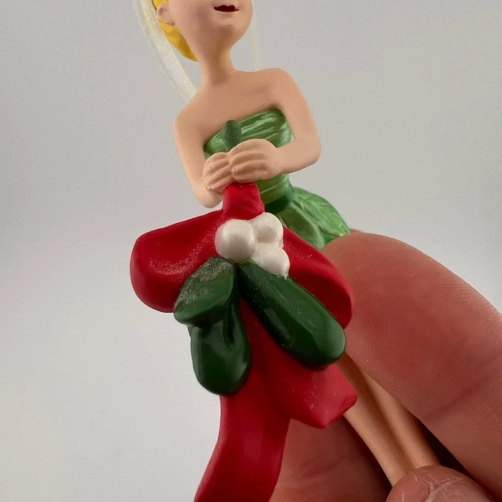 Disney Tinker Bell Mistletoe Christmas Ornament 2014 Fairy Holiday 4